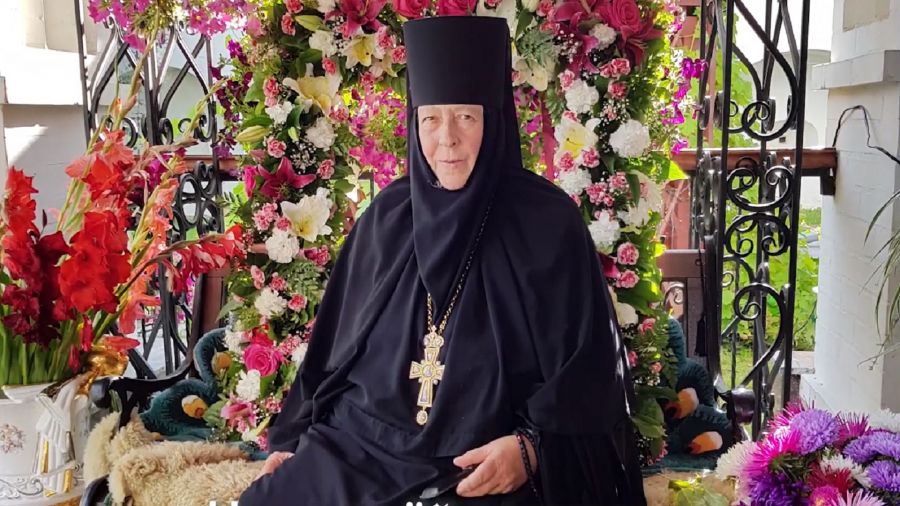 Настоятельница Свято-Введенского Толгского женского монастыря игумения Варвара. Фото: ГТРК «Ярославия» vesti-yaroslavl.ru
