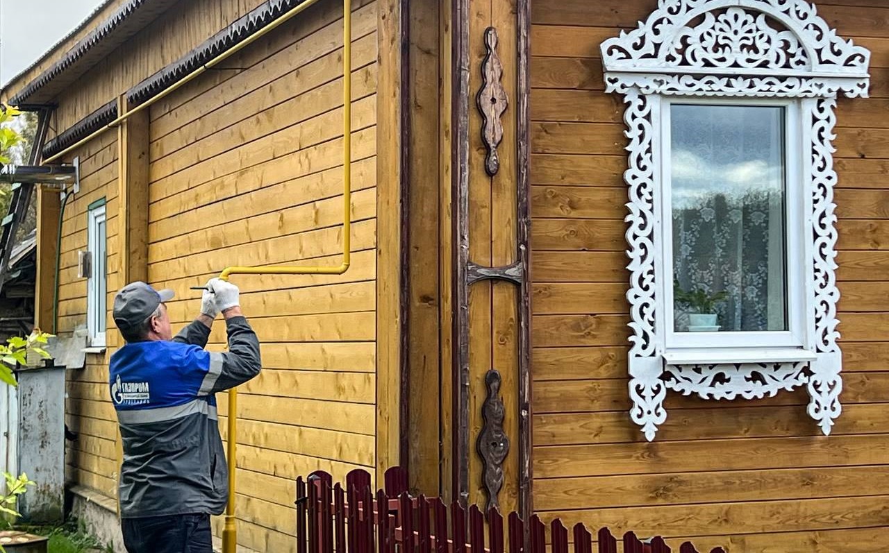 Ярославская область, Борисоглебский округ, деревня Дьяконцево. Газификация населенного пункта. Фото yarregion.ru