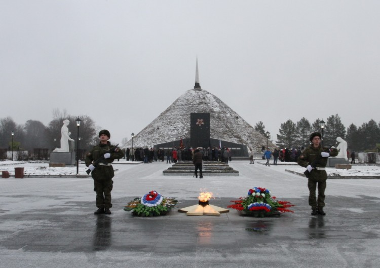 В Киреевском районе Тульской области после капитального ремонта открыт мемориальный комплекс «Курган Бессмертия»
