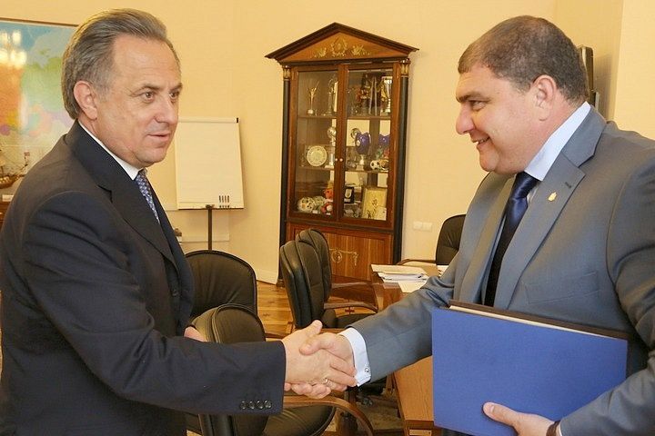 Глава Орловской области обсудил с Министром спорта РФ Виталием Мутко дополнительное финансирование спортивной инфраструктуры области