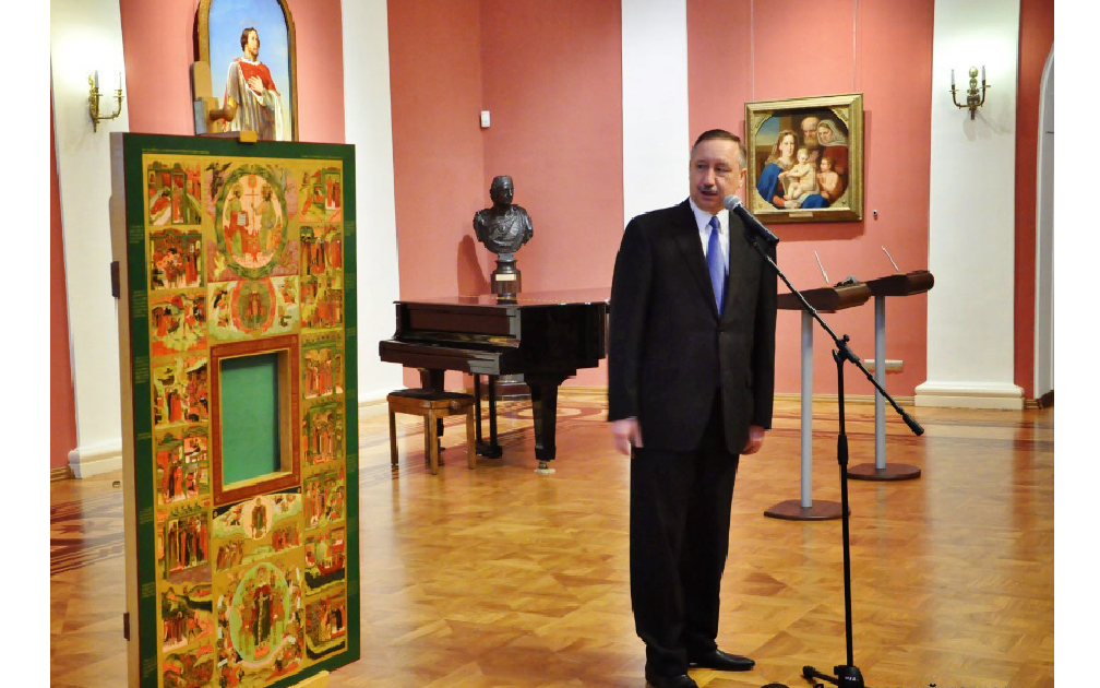 Передача копии рамы иконы