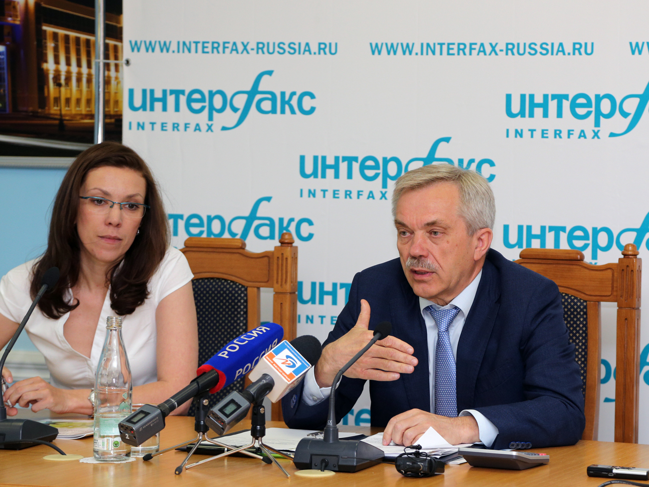 Губернатор Белородской области Евгений Савченко дал пресс-конференцию