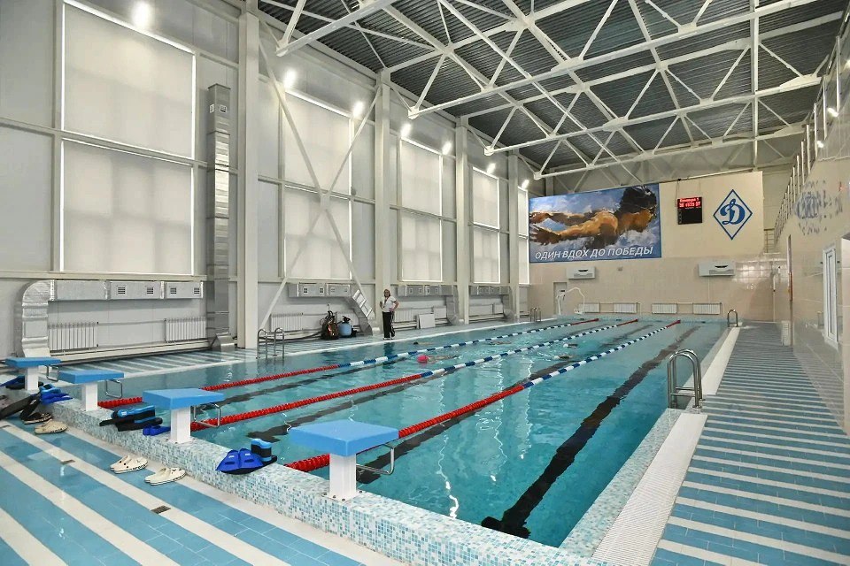 Рязань, улица Роща, стр. 2д. Здание нового спорткомплекса. Фото: тг-канал губернатора Рязанской области П.Малкова