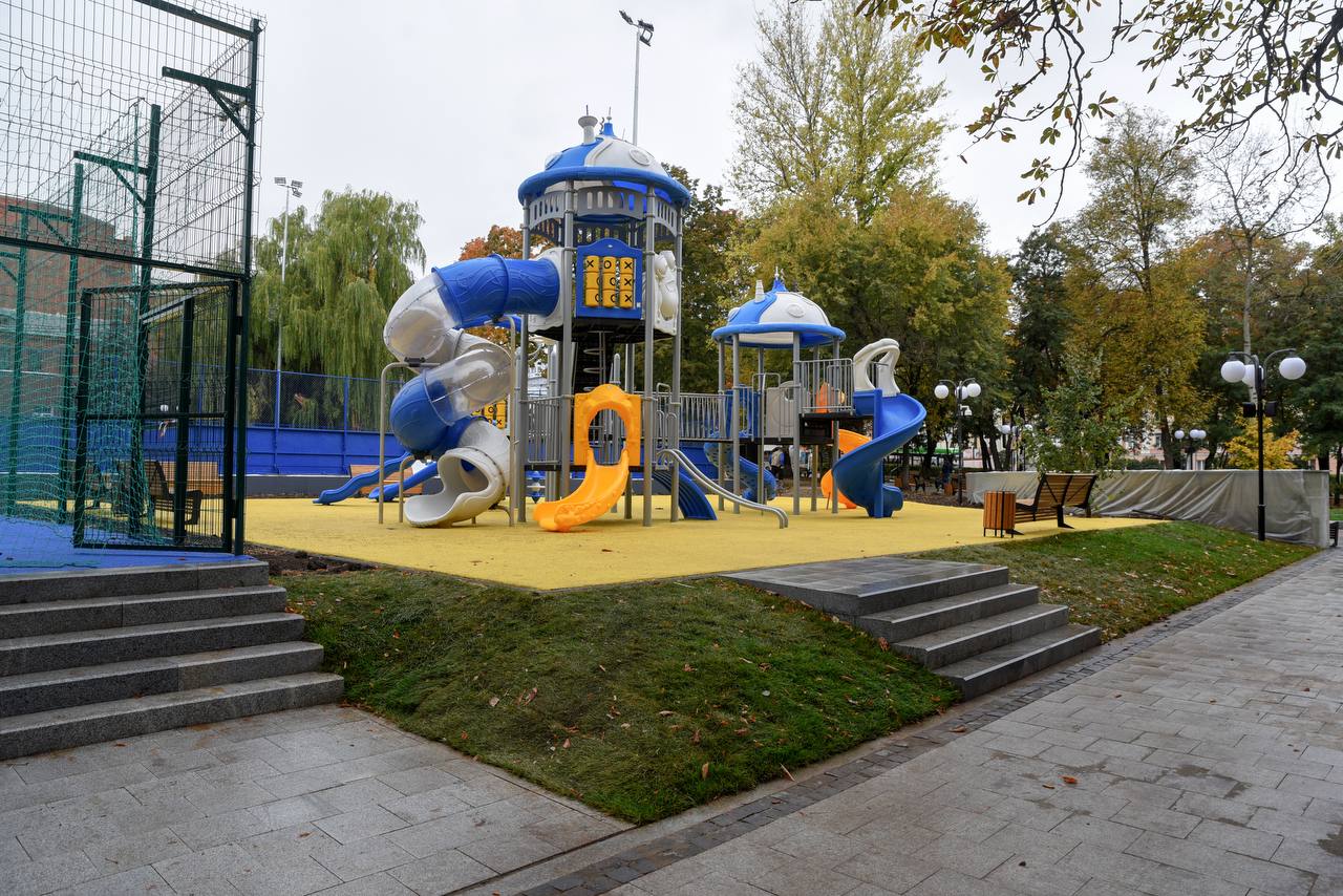 Курск. Парк Пионеров после реконструкции. Фото: тг-канал губернатора Курской области А.Хинштейна