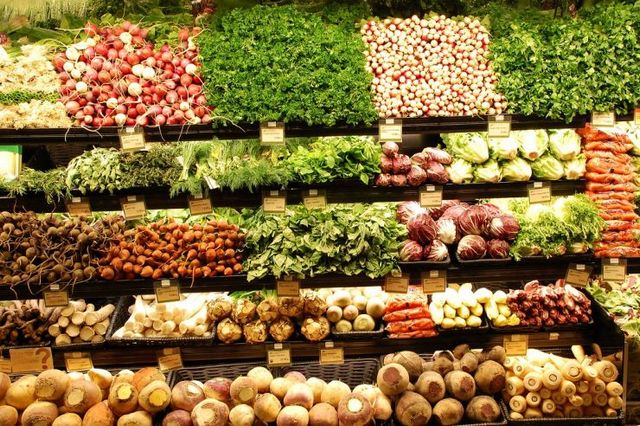 продукты еда магазин овощи