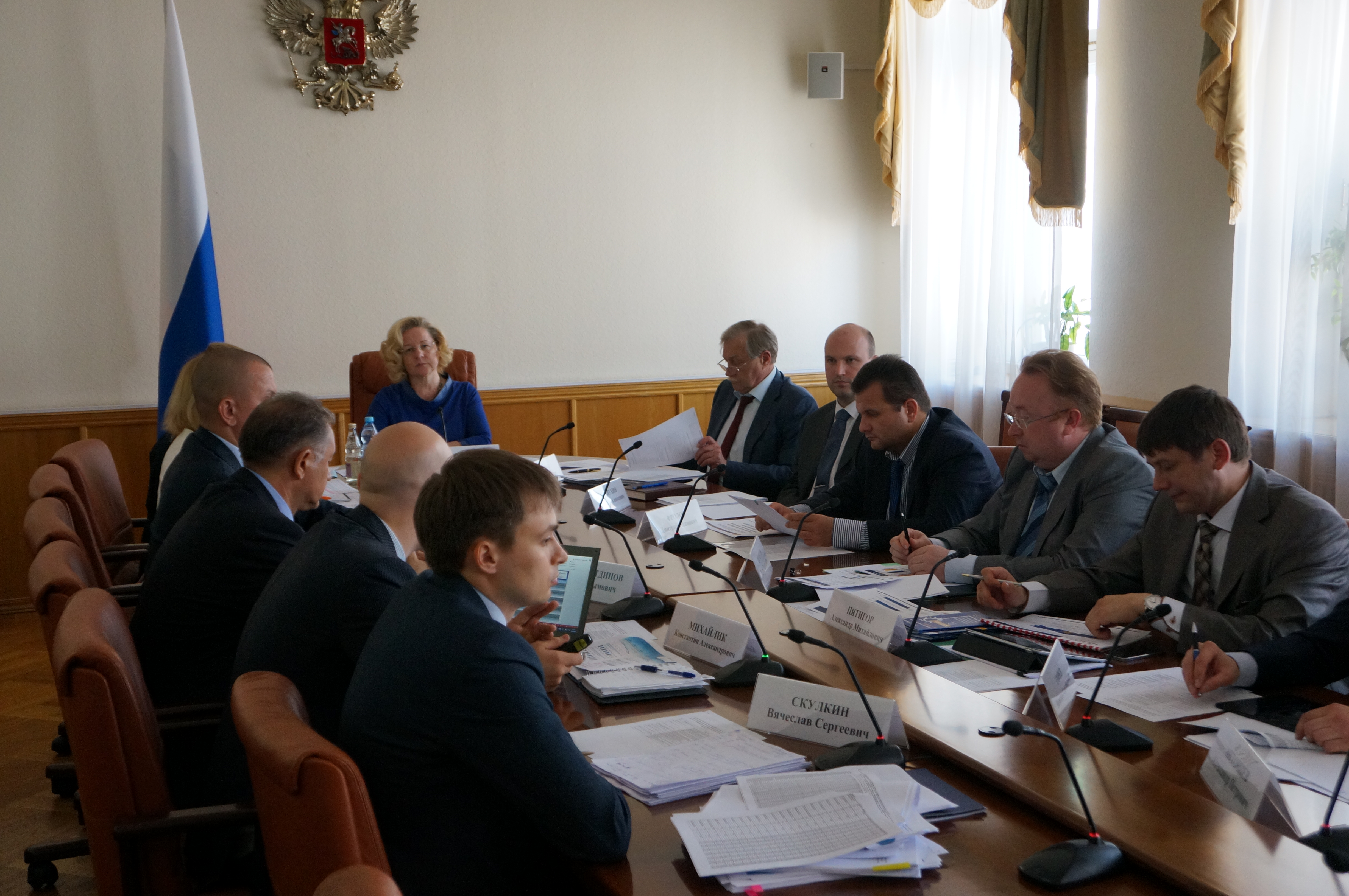 В аппарате полномочного представителя Президента Российской Федерации в Центральном федеральном округе состоялось совещание с регионами округа