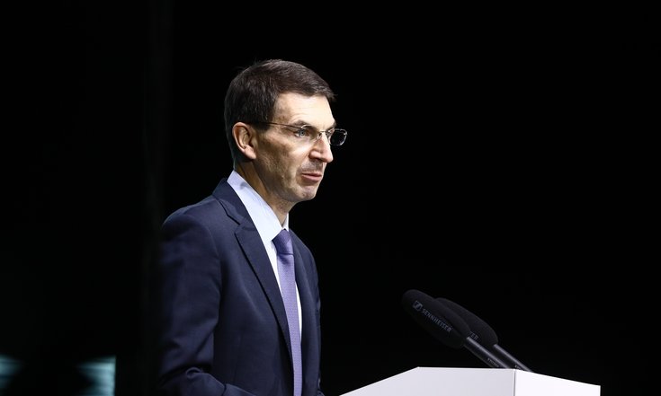 9 сентября 2021 года, Белгород. Выступление полпреда Президента РФ в ЦФО Игоря Щёголева на форуме «Стратегия развития Белгородской области». Фото: пресс-служба правительства Белгородской области