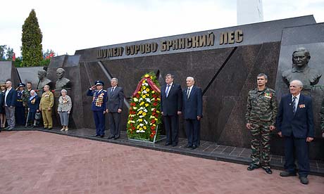 Аллея Героев-партизан открыта в Брянской области