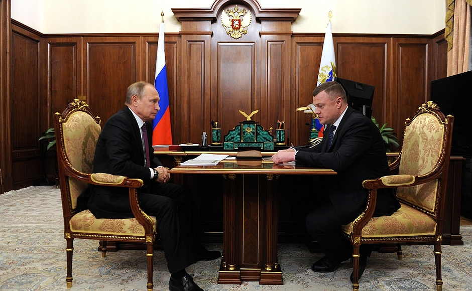 Владимир Путин обсудил с Александром Никитиным инвестиционные проекты в сфере АПК