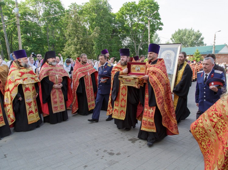 Туляки первыми встретили ковчег с мощами Святого Равноапостольного князя Владимира
